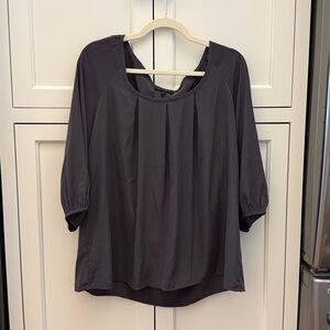 Glam Charcoal Blouse